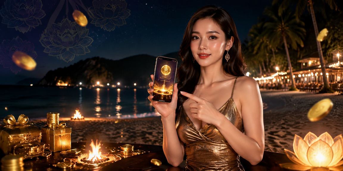 Người dùng Côn Đảo kích hoạt voucher casino trên điện thoại tại bờ biển